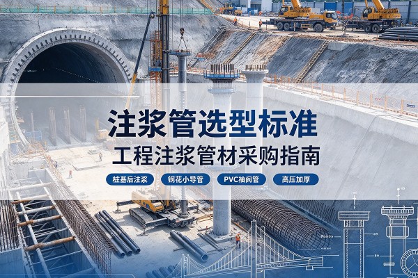从化注浆管选型标准