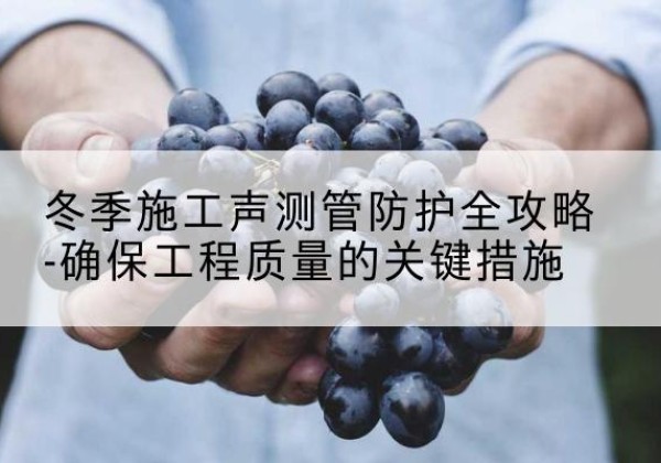 从化冬季施工声测管有哪些防护要点？-冬季施工声测管防护全攻略-确保工程质量的关键措施